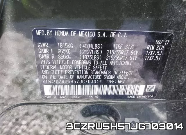 3CZRU5H57JG703014 фото 10