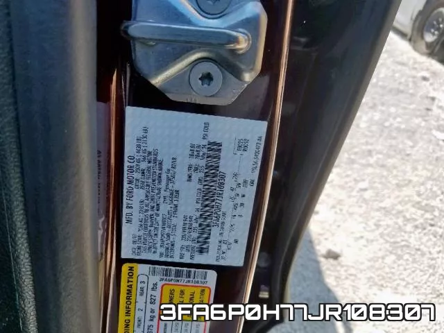 3FA6P0H77JR108307 фото 2