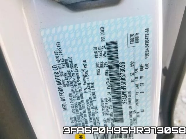 3FA6P0H95HR373058 фото 2