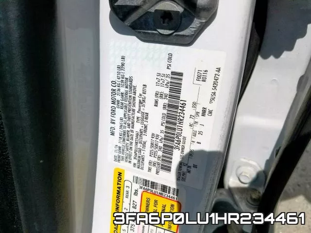 3FA6P0LU1HR234461 фото 2