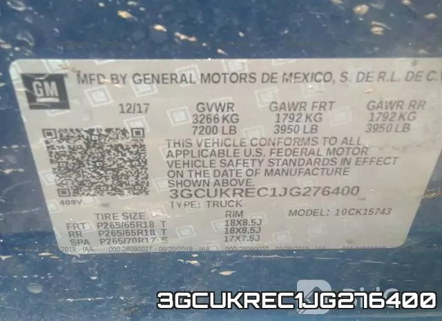 3GCUKREC1JG276400 фото 9