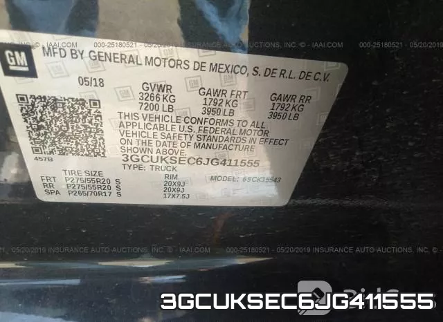 3GCUKSEC6JG411555 фото 10