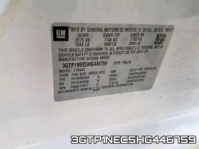 3GTP1NEC5HG446759 фото 2