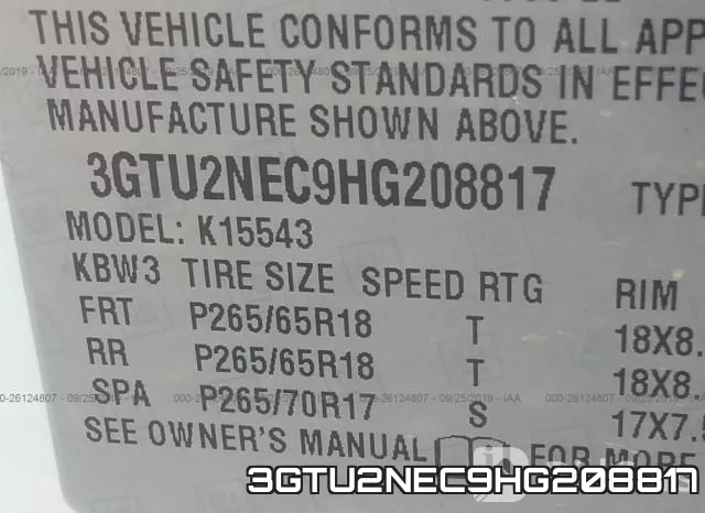 3GTU2NEC9HG208817 фото 9