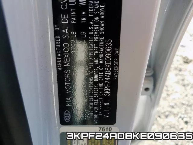 3KPF24AD8KE090635 фото 2