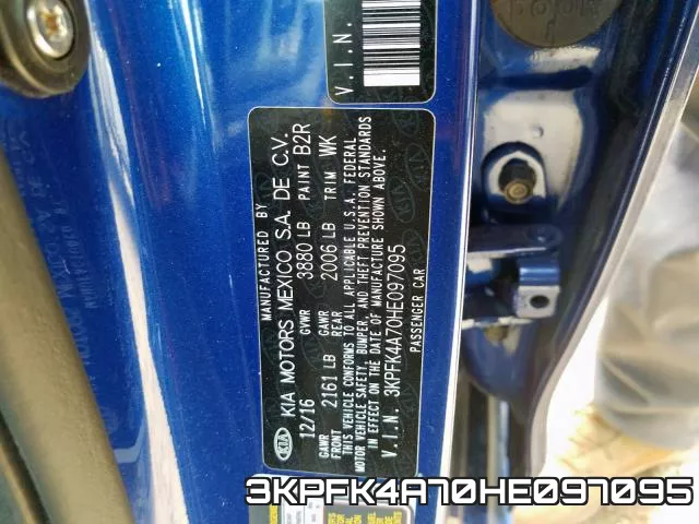 3KPFK4A70HE097095 фото 2