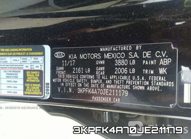 3KPFK4A70JE211179 фото 10