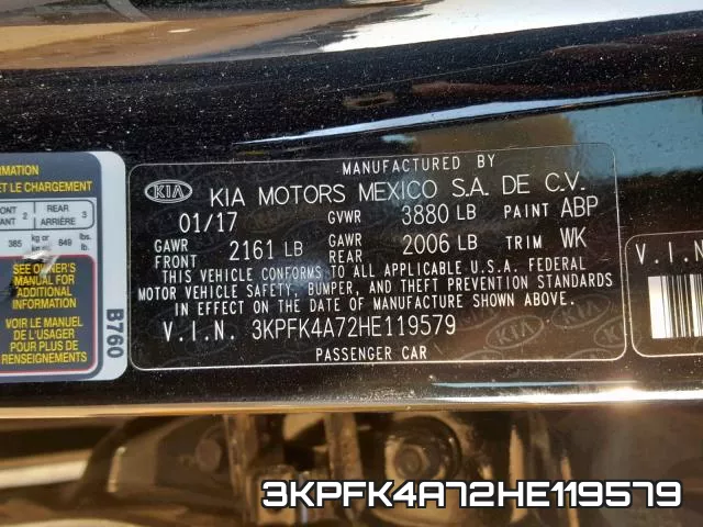 3KPFK4A72HE119579 фото 2