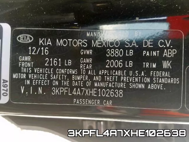 3KPFL4A7XHE102638 фото 2