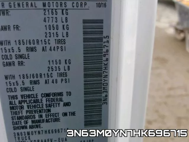 3N63M0YN7HK696715 фото 2