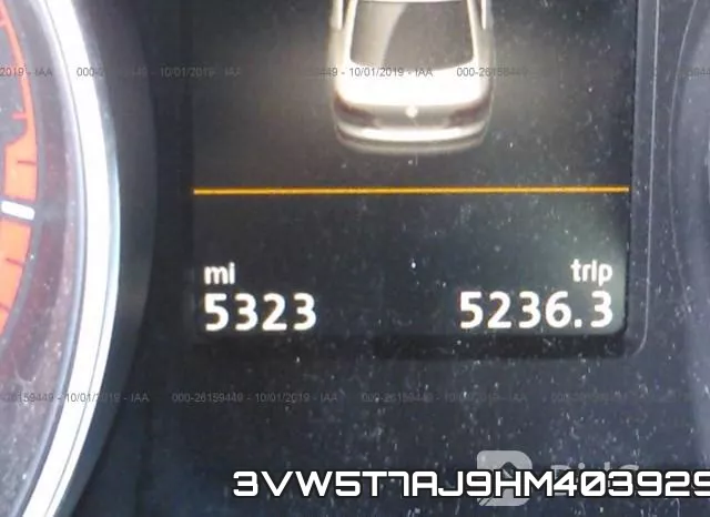 3VW5T7AJ9HM403929 фото 8