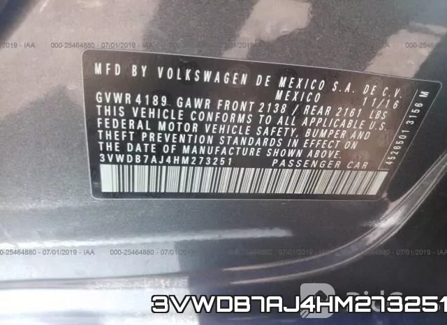 3VWDB7AJ4HM273251 фото 10