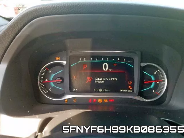 5FNYF6H99KB086355 фото 9