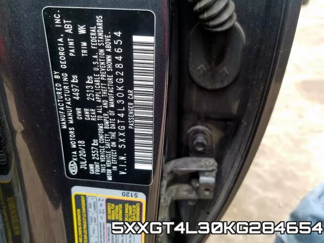 5XXGT4L30KG284654 фото 2