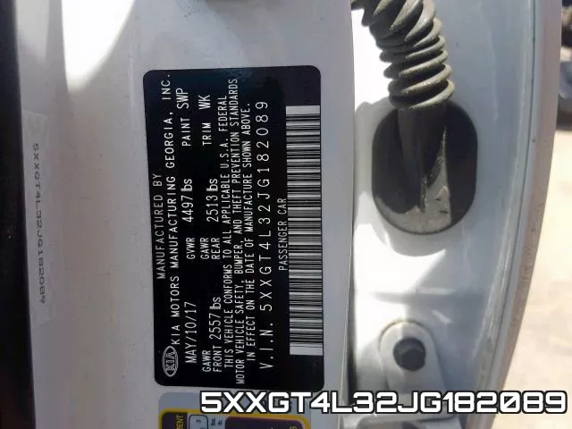 5XXGT4L32JG182089 фото 2
