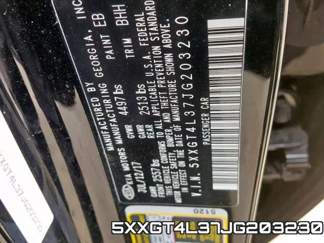 5XXGT4L37JG203230 фото 2