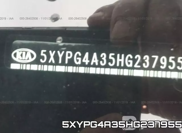 5XYPG4A35HG237955 фото 9