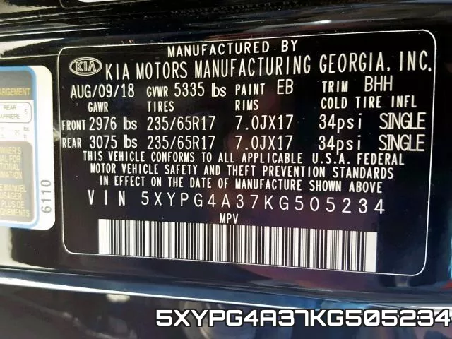 5XYPG4A37KG505234 фото 2