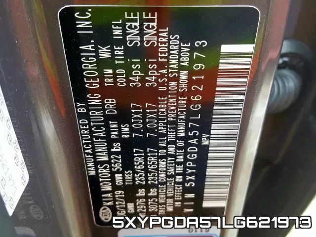 5XYPGDA57LG621973 фото 2