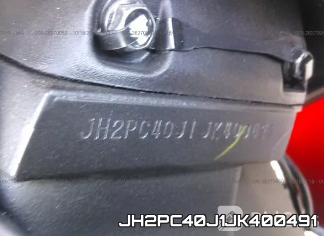 JH2PC40J1JK400491 фото 2