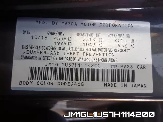 JM1GL1U57H1114200 фото 2