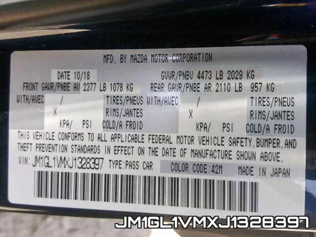 JM1GL1VMXJ1328397 фото 2