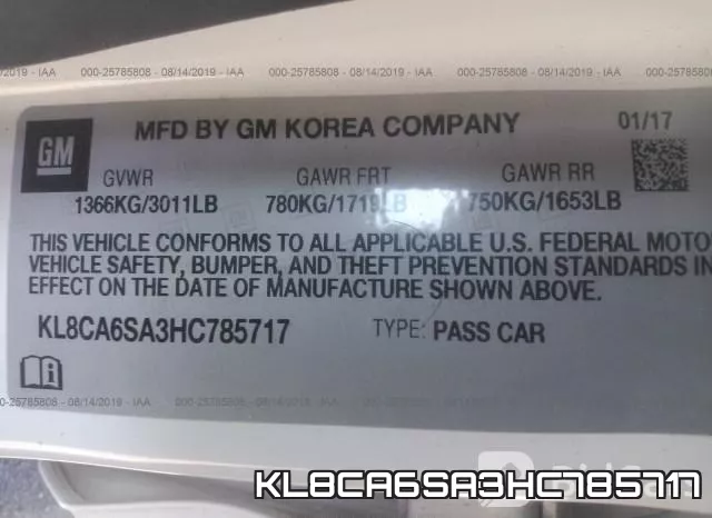 KL8CA6SA3HC785717 фото 10