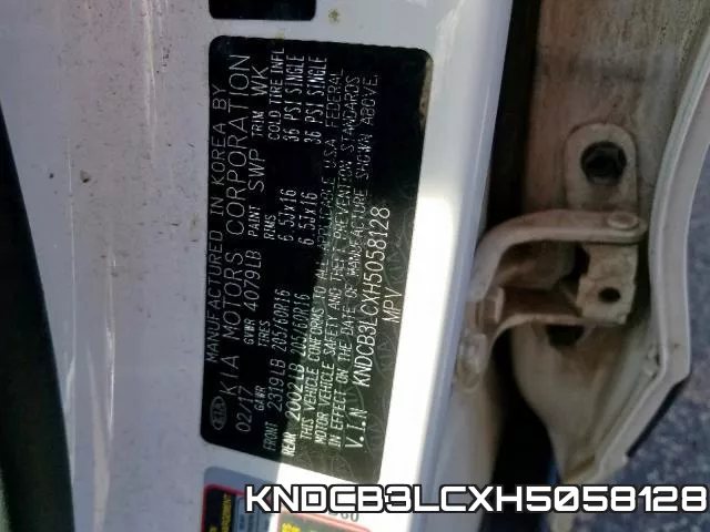 KNDCB3LCXH5058128 фото 2