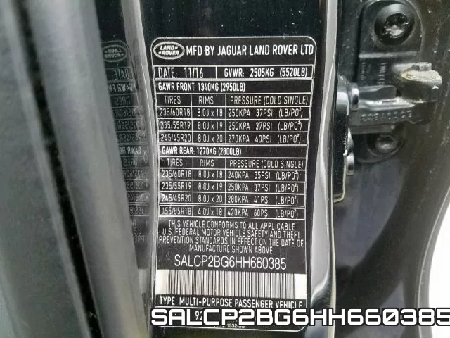 SALCP2BG6HH660385 фото 2