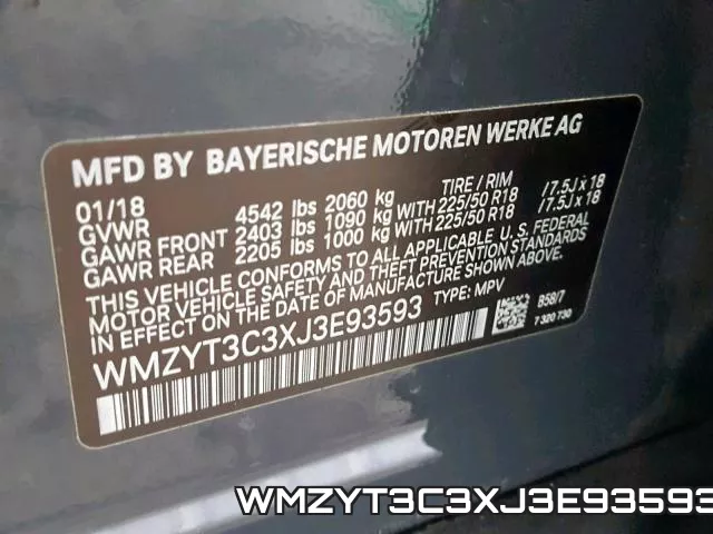 WMZYT3C3XJ3E93593 фото 2