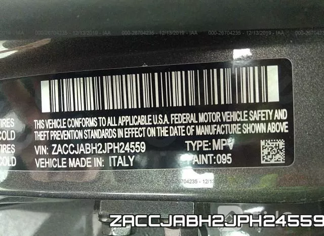 ZACCJABH2JPH24559 фото 10