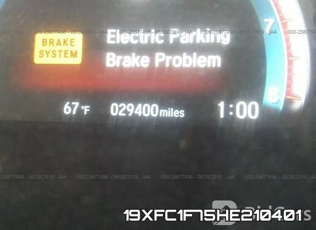 19XFC1F75HE210401 фото 8