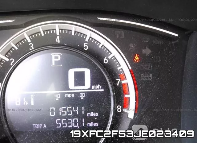 19XFC2F53JE023409 фото 8