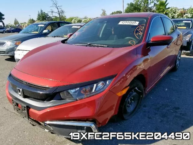 19XFC2F65KE204490 фото 3