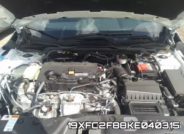 19XFC2F88KE040315 фото 2