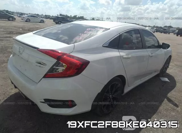19XFC2F88KE040315 фото 5