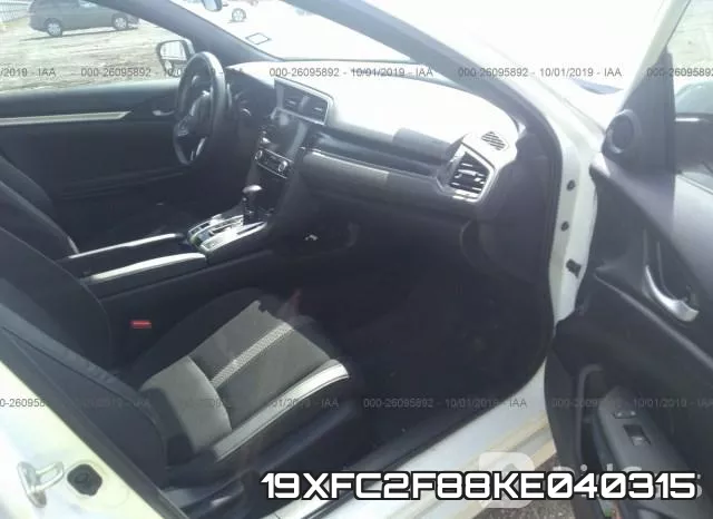 19XFC2F88KE040315 фото 6