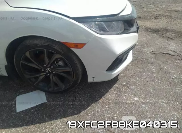 19XFC2F88KE040315 фото 7