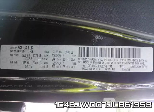 1C4BJWDG7JL861353 фото 10