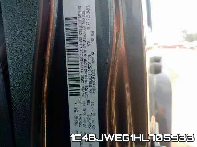 1C4BJWEG1HL705933 фото 2