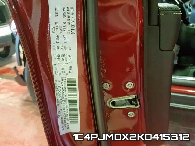 1C4PJMDX2KD415312 фото 2