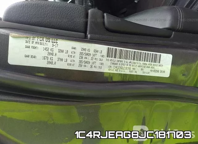 1C4RJEAG8JC181703 фото 9