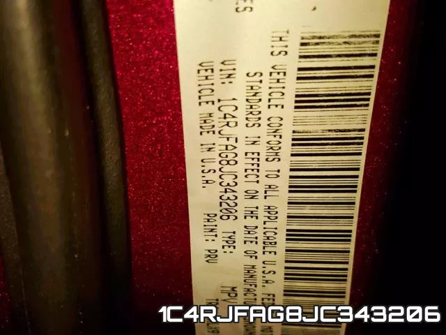 1C4RJFAG8JC343206 фото 2