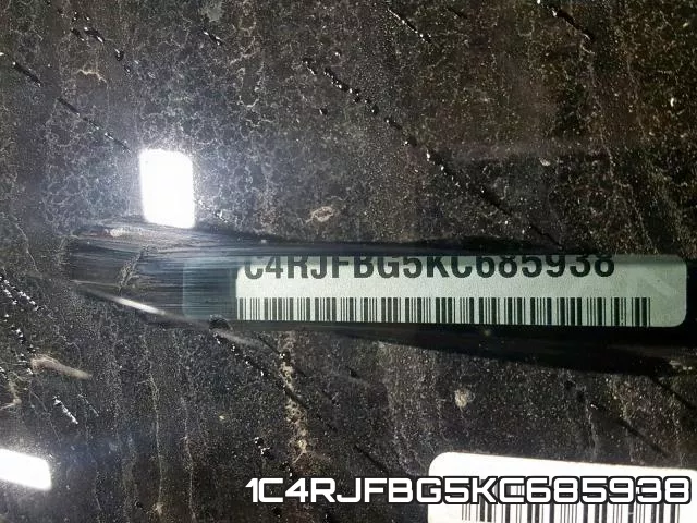 1C4RJFBG5KC685938 фото 2