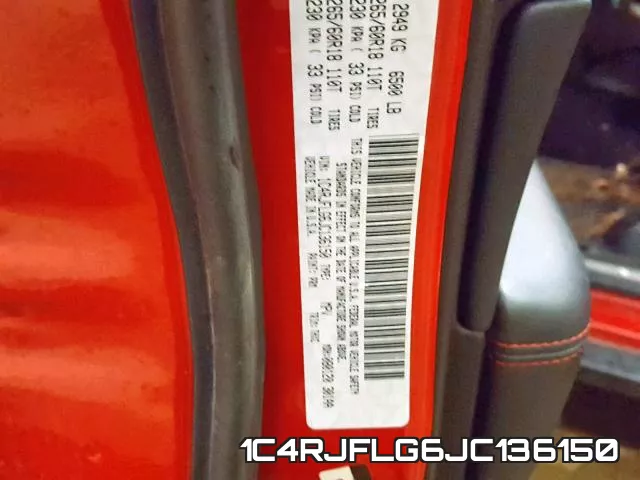 1C4RJFLG6JC136150 фото 2