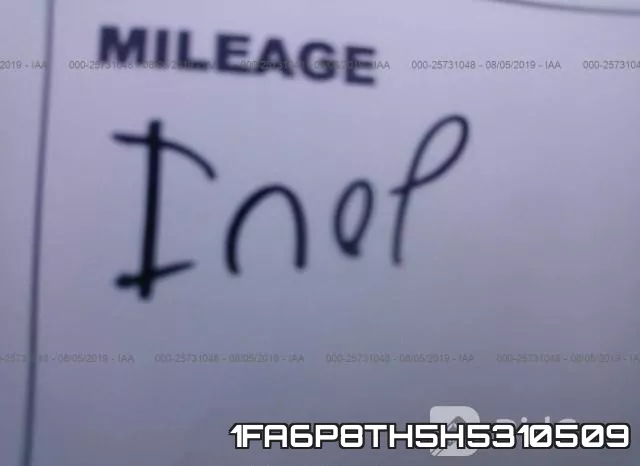 1FA6P8TH5H5310509 фото 8