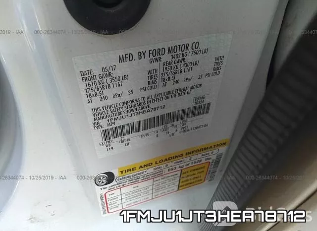 1FMJU1JT3HEA78712 фото 10