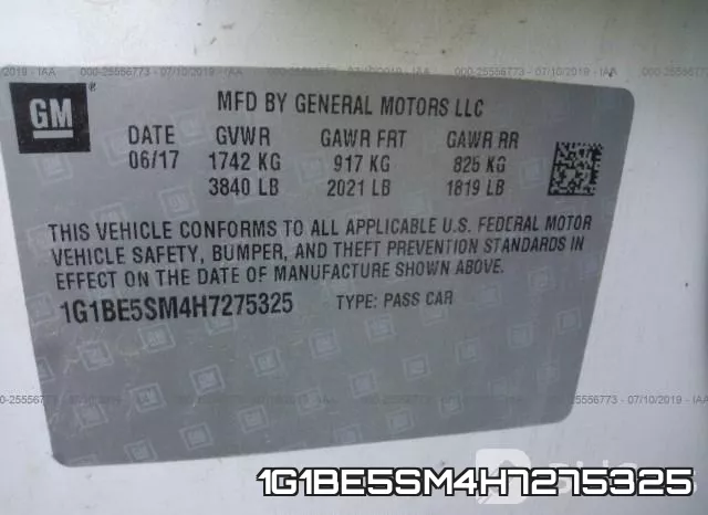 1G1BE5SM4H7275325 фото 10