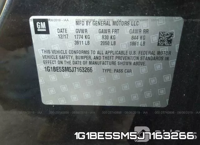 1G1BE5SM5J7163266 фото 10