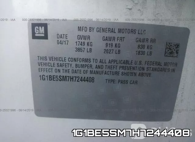 1G1BE5SM7H7244408 фото 10